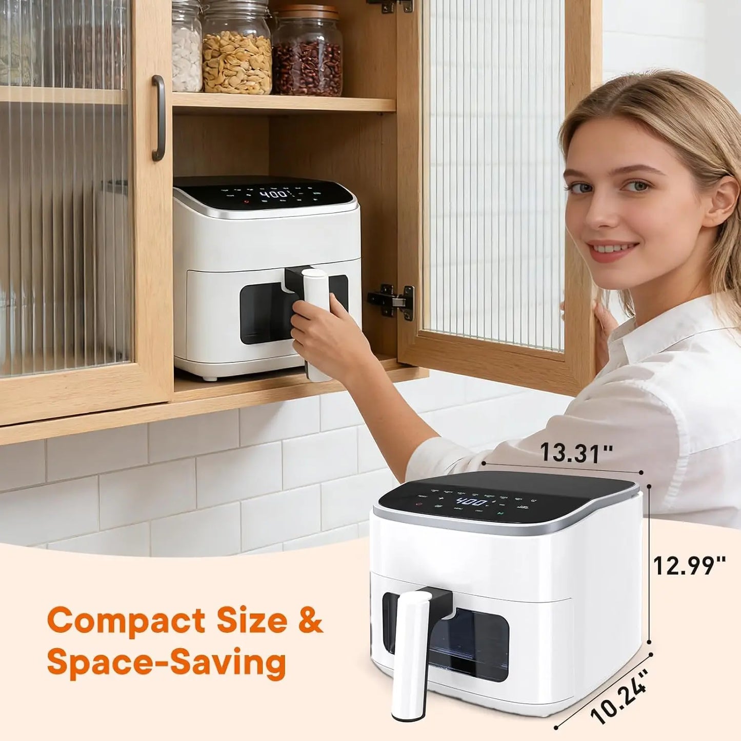 Air Fryer with Visible Window
