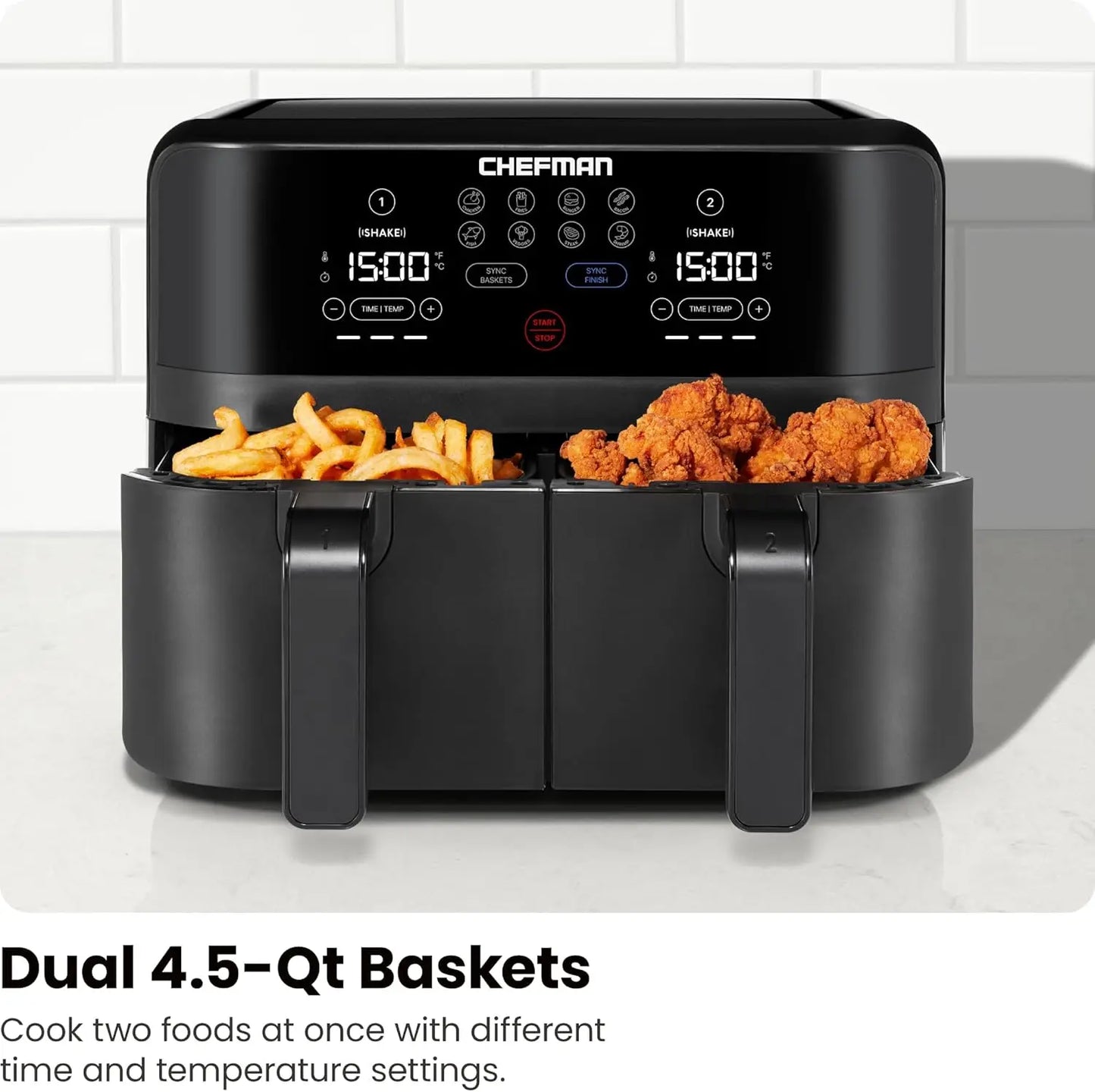 Chefman TurboFry Touch Dual Air Fryer
